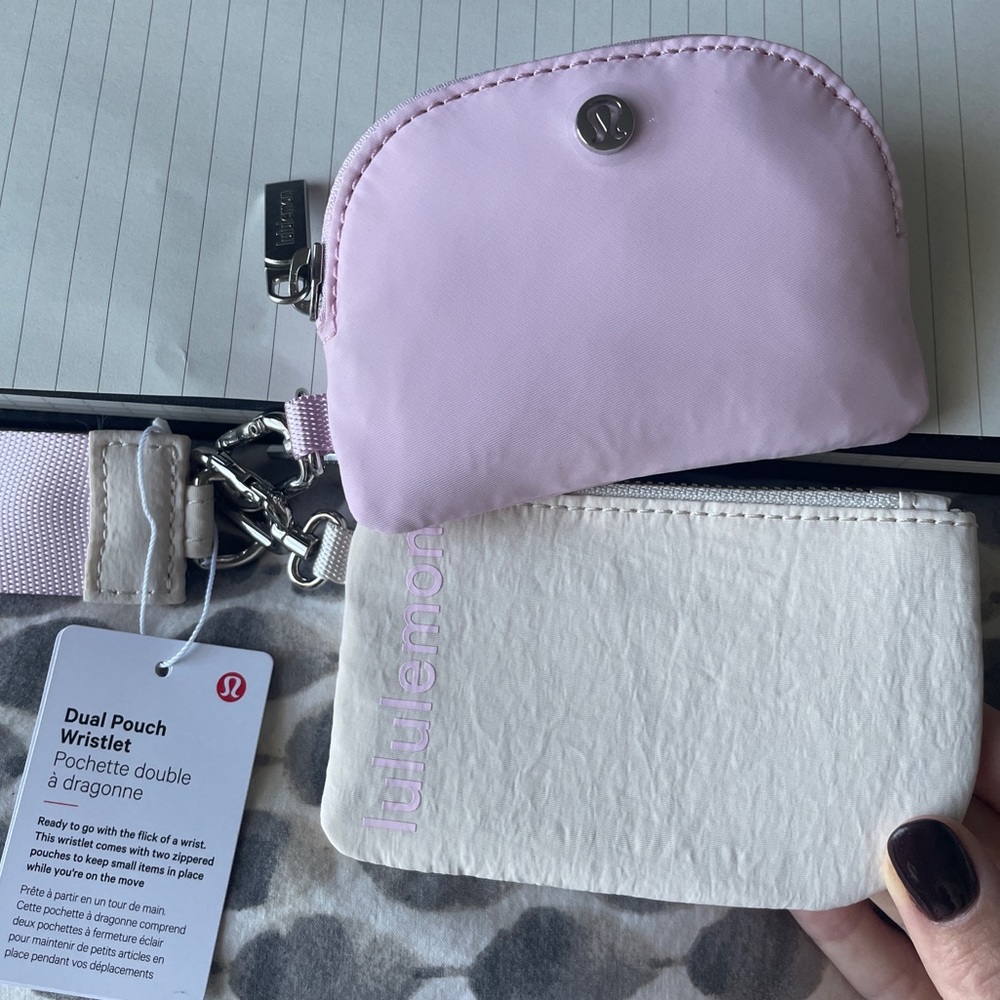 Lululemon dual pouch wristlet